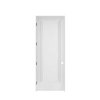Codel Doors 28" x 96" x 1-3/8" Primed 1-Panel 2-Step Interior Shaker 6-9/16" RH Prehung Door with Black Hinges 2480pri8491RH1D6916